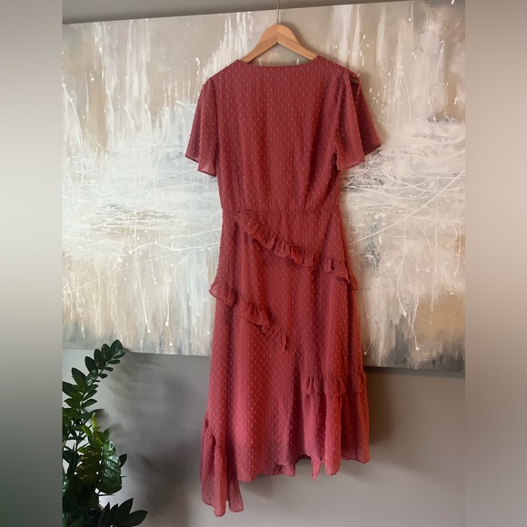 Lulus Next to You Swiss Dot Midi Dress - Picture 4 of 5